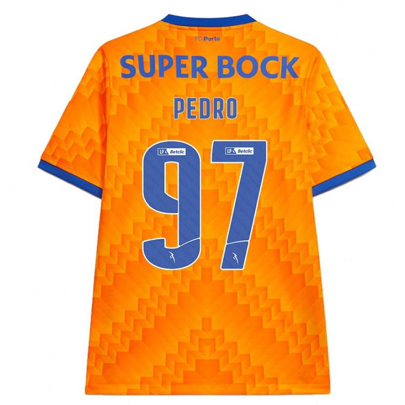 Danxen Mann Zé Pedro #97 Oransje Bortetrøye Drakt Trøye 2024/25 Skjorter T-Skjorte