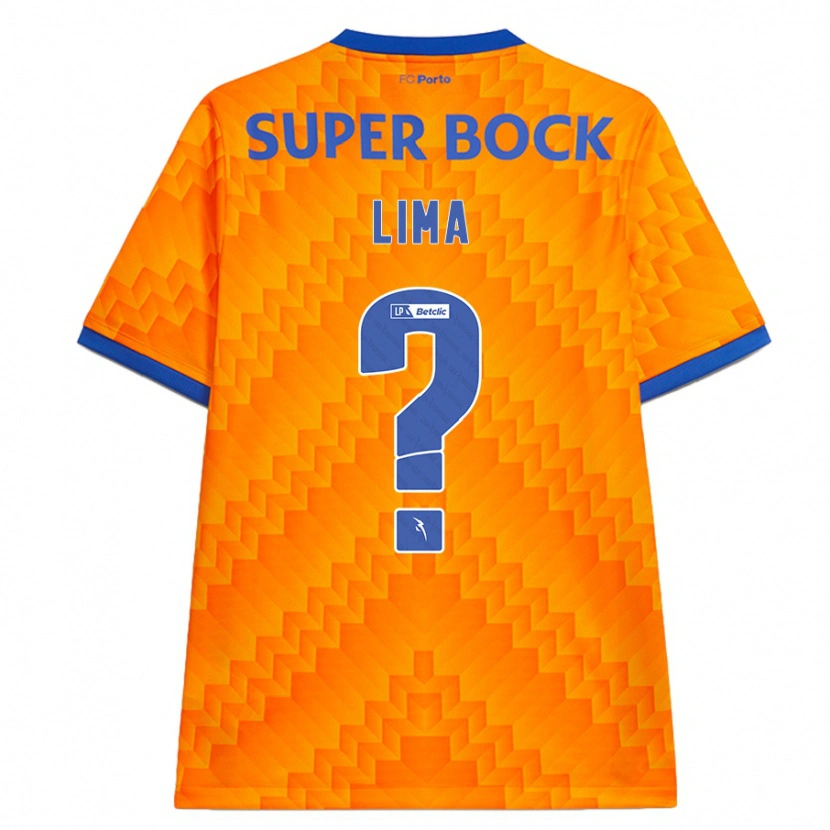 Danxen Mann Bernardo Lima #0 Oransje Bortetrøye Drakt Trøye 2024/25 Skjorter T-Skjorte