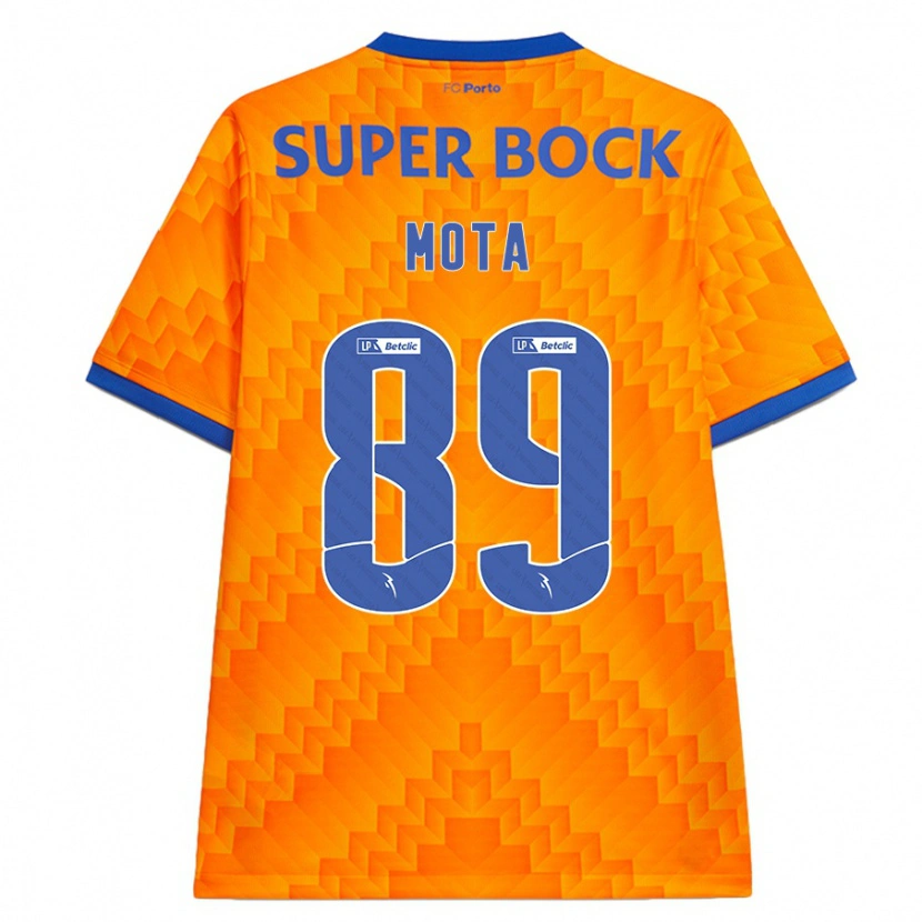 Danxen Mann Luís Mota #89 Oransje Bortetrøye Drakt Trøye 2024/25 Skjorter T-Skjorte