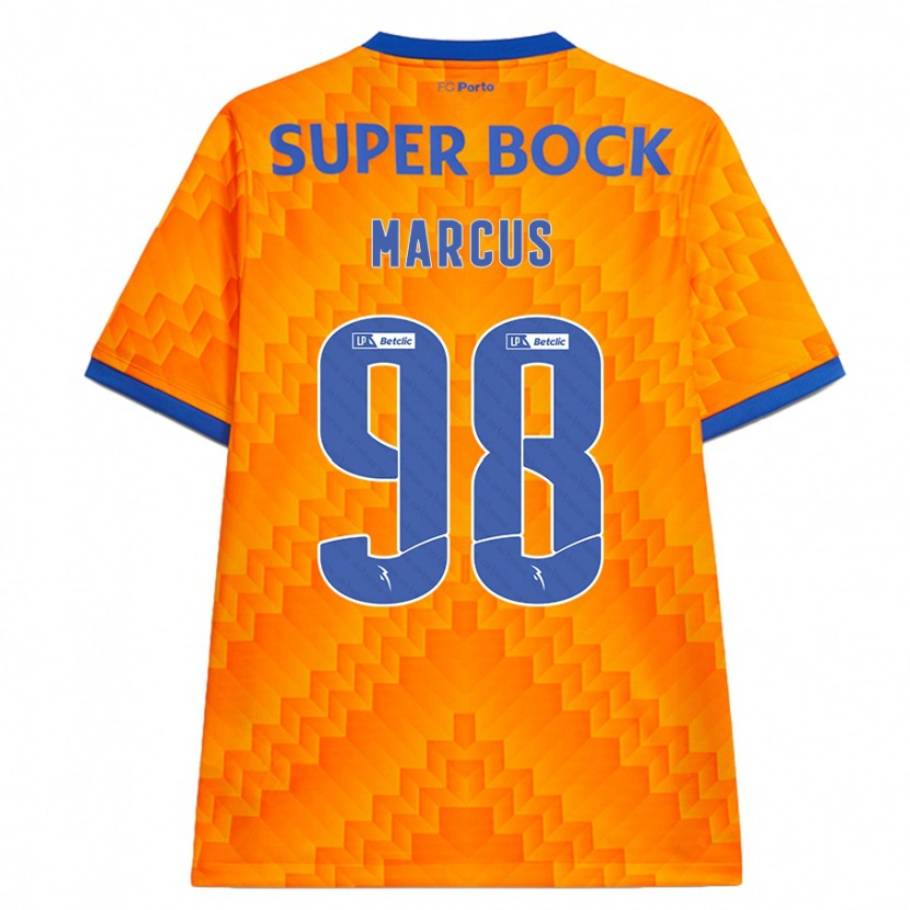 Danxen Mann Abraham Marcus #98 Oransje Bortetrøye Drakt Trøye 2024/25 Skjorter T-Skjorte