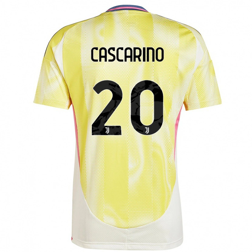 Danxen Mann Estelle Cascarino #20 Solgul Bortetrøye Drakt Trøye 2024/25 Skjorter T-Skjorte