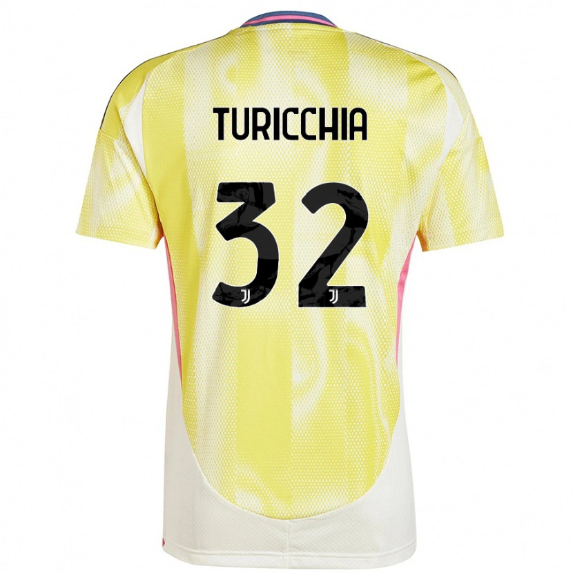 Danxen Mann Riccardo Turicchia #32 Solgul Bortetrøye Drakt Trøye 2024/25 Skjorter T-Skjorte