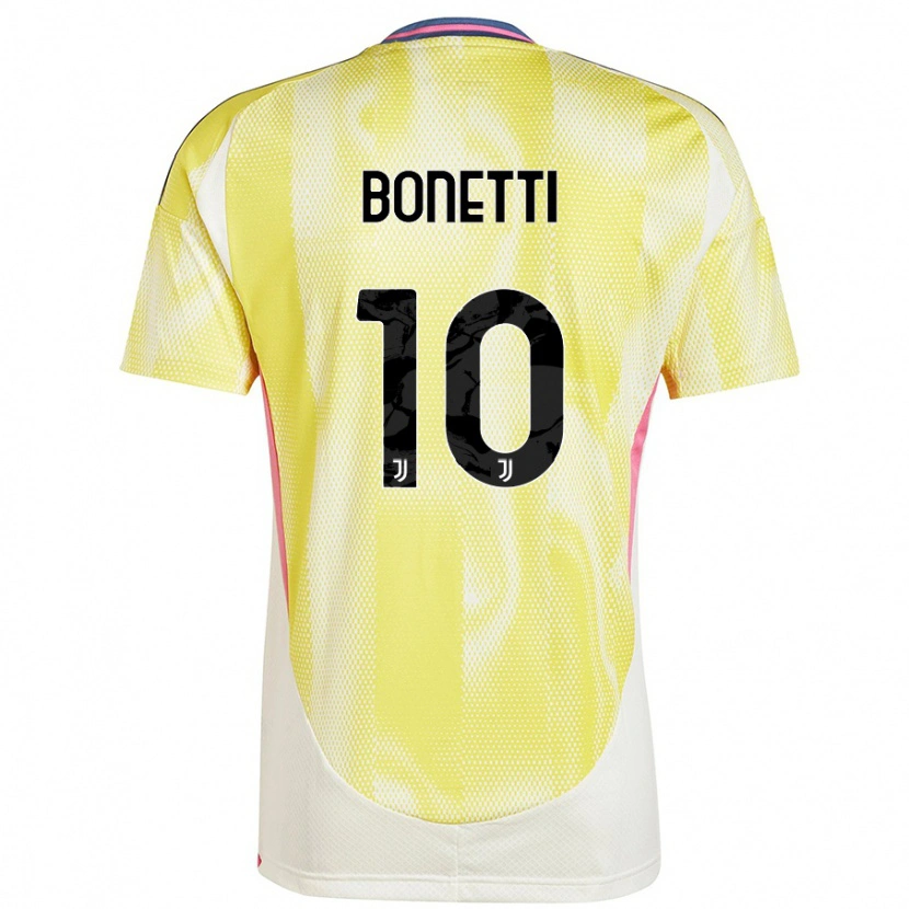 Danxen Mann Andrea Bonetti #10 Solgul Bortetrøye Drakt Trøye 2024/25 Skjorter T-Skjorte