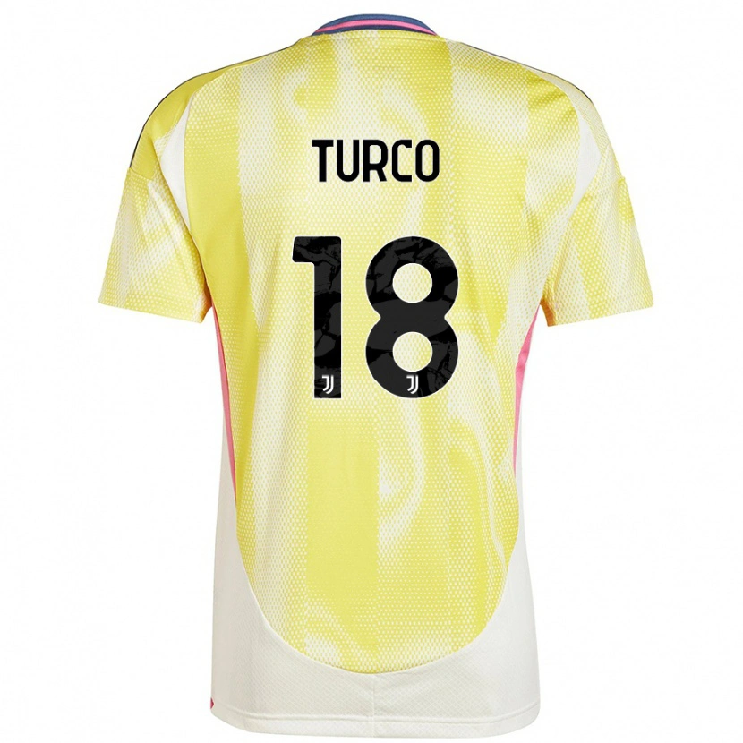 Danxen Mann Nicolo Turco #18 Solgul Bortetrøye Drakt Trøye 2024/25 Skjorter T-Skjorte