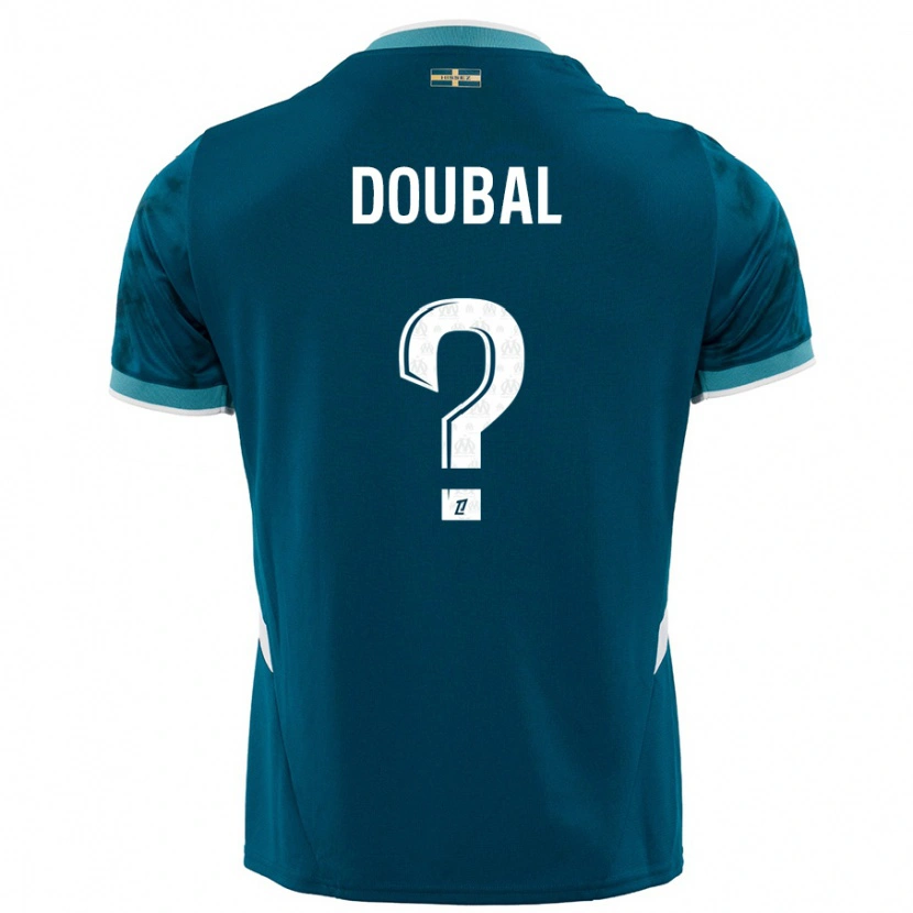Danxen Mann Anis Doubal #0 Turkis Blå Bortetrøye Drakt Trøye 2024/25 Skjorter T-Skjorte