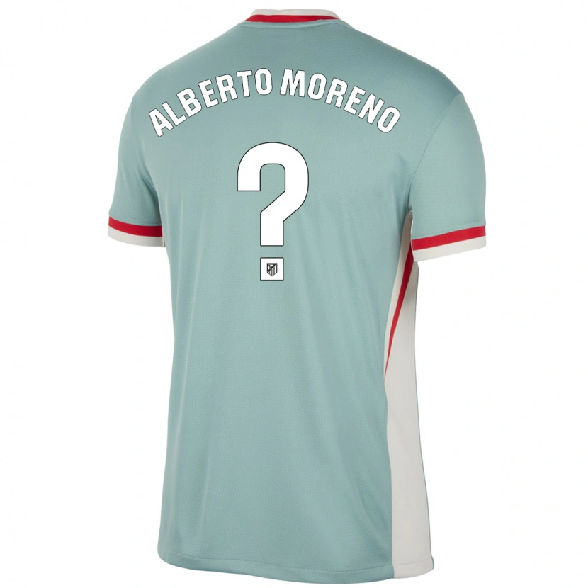 Danxen Mann Alberto Moreno #0 Lys Beige Blå Bortetrøye Drakt Trøye 2024/25 Skjorter T-Skjorte