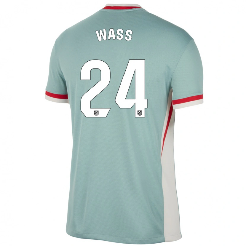 Danxen Mann Daniel Wass #24 Lys Beige Blå Bortetrøye Drakt Trøye 2024/25 Skjorter T-Skjorte