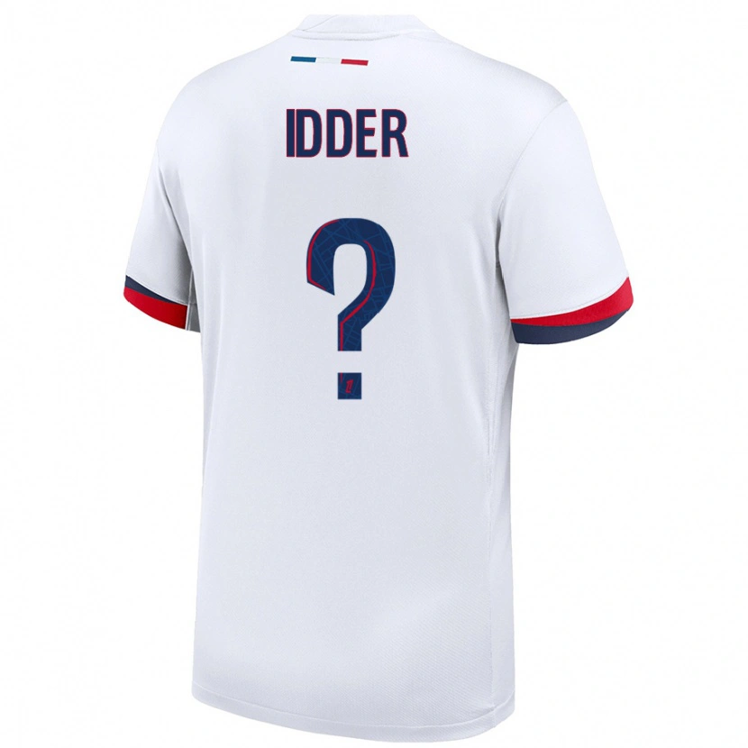 Danxen Mann Younes Idder #0 Hvit Blå Rød Bortetrøye Drakt Trøye 2024/25 Skjorter T-Skjorte