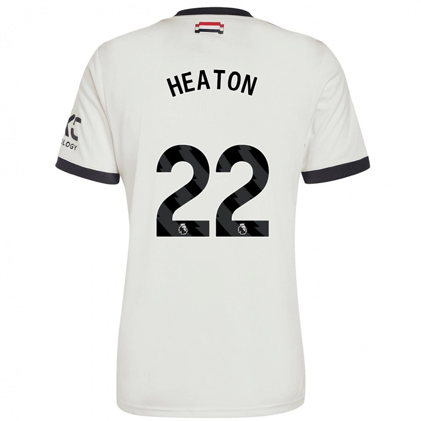 Danxen Mann Tom Heaton #22 Off White Tredje Sett Drakt Trøye 2024/25 Skjorter T-Skjorte