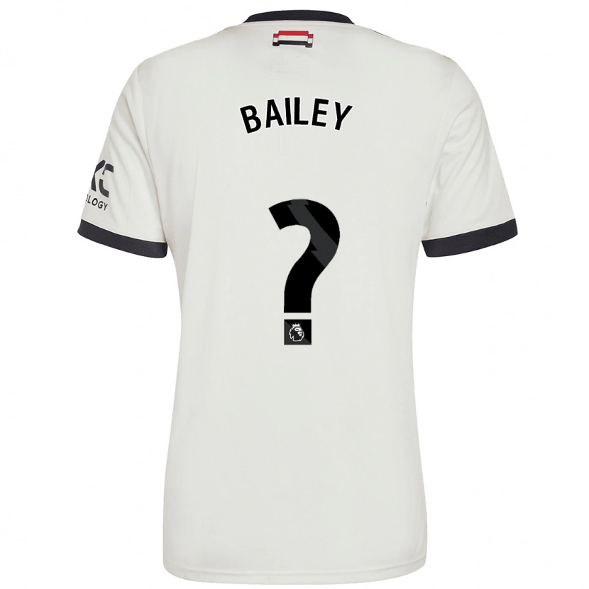 Danxen Mann James Bailey #0 Off White Tredje Sett Drakt Trøye 2024/25 Skjorter T-Skjorte