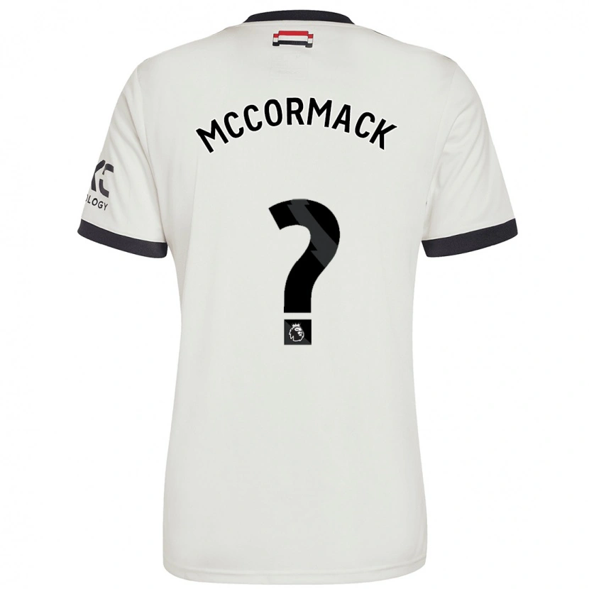 Danxen Mann Rafe Mccormack #0 Off White Tredje Sett Drakt Trøye 2024/25 Skjorter T-Skjorte