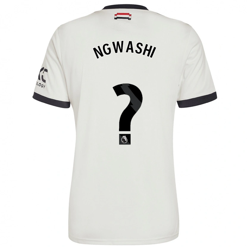 Danxen Mann Jayden Ngwashi #0 Off White Tredje Sett Drakt Trøye 2024/25 Skjorter T-Skjorte