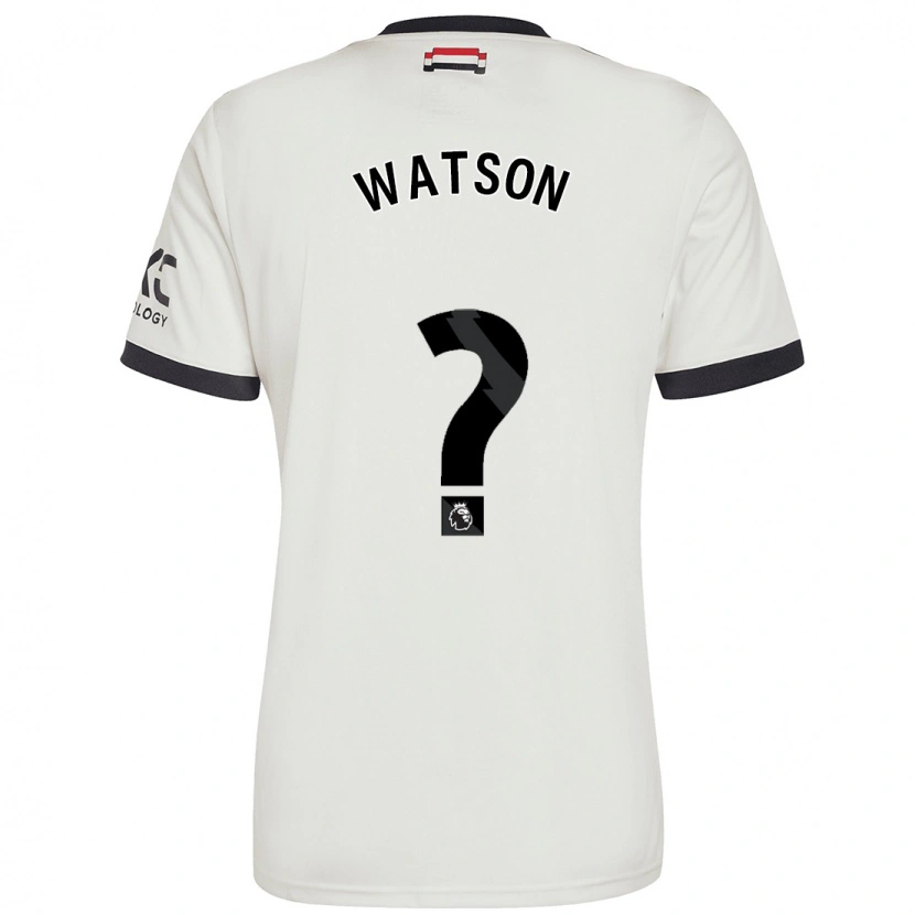 Danxen Mann Jacob Watson #0 Off White Tredje Sett Drakt Trøye 2024/25 Skjorter T-Skjorte