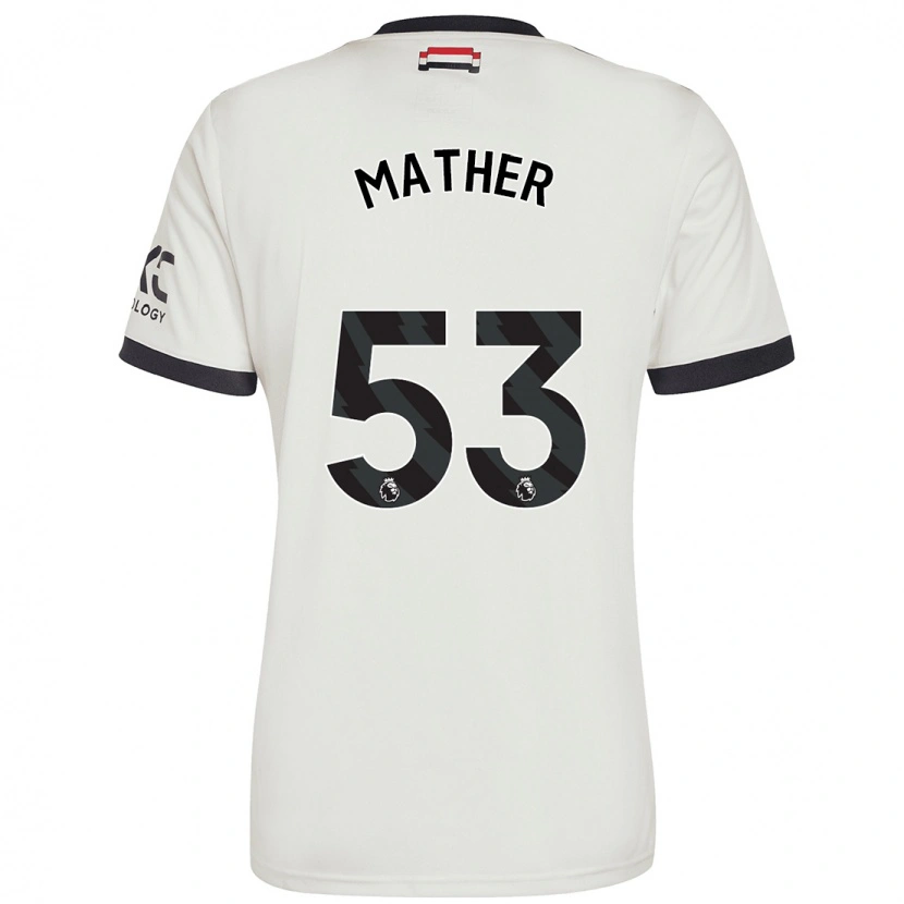Danxen Mann Sam Mather #53 Off White Tredje Sett Drakt Trøye 2024/25 Skjorter T-Skjorte