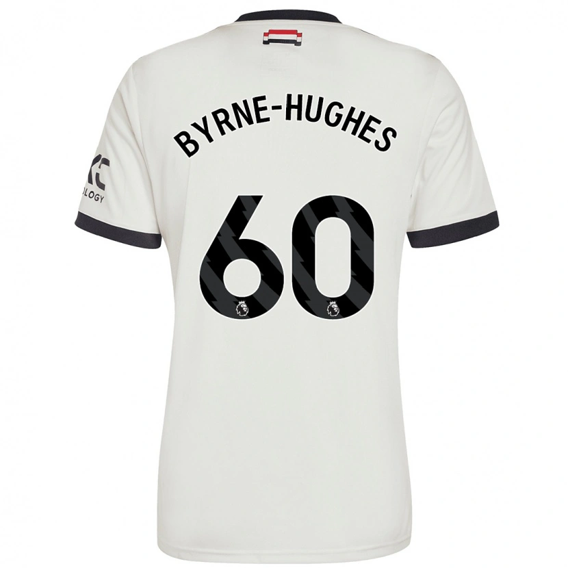 Danxen Mann Cameron Byrne-Hughes #60 Off White Tredje Sett Drakt Trøye 2024/25 Skjorter T-Skjorte