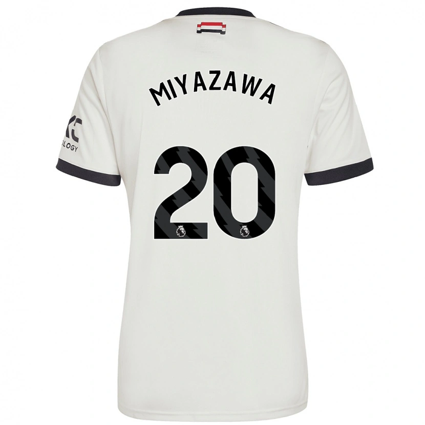 Danxen Mann Hinata Miyazawa #20 Off White Tredje Sett Drakt Trøye 2024/25 Skjorter T-Skjorte
