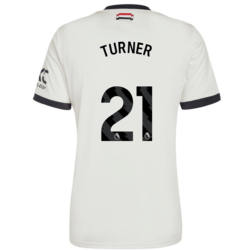 Danxen Mann Millie Turner #21 Off White Tredje Sett Drakt Trøye 2024/25 Skjorter T-Skjorte