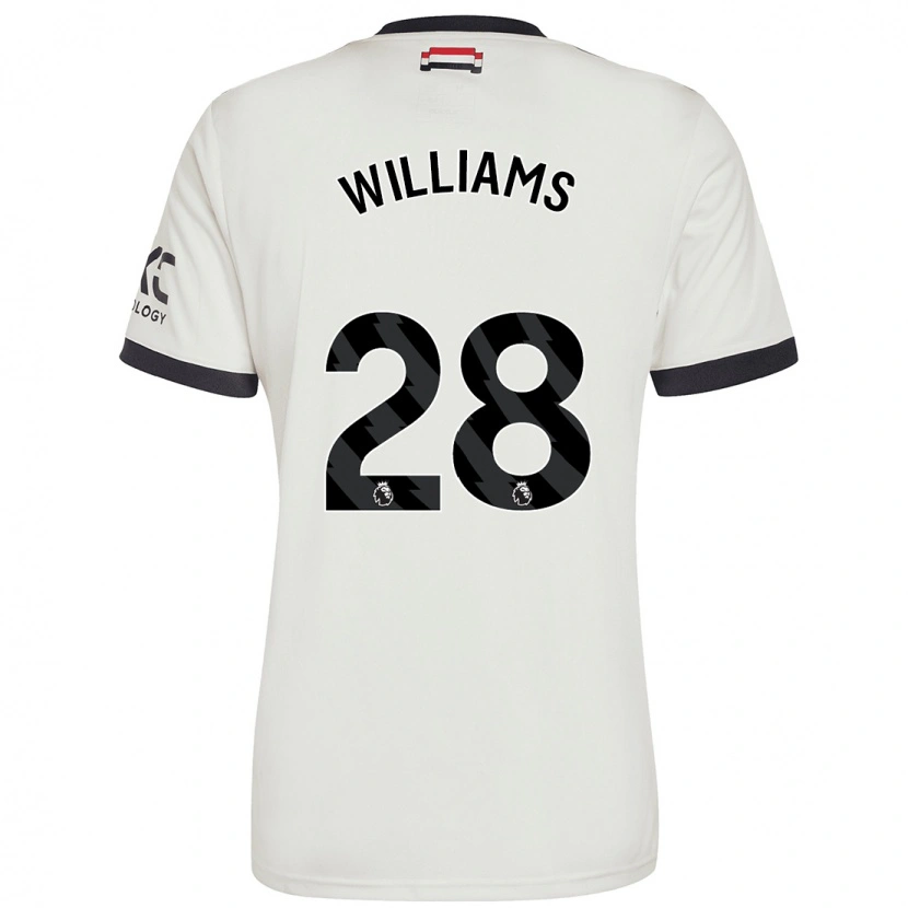 Danxen Mann Rachel Williams #28 Off White Tredje Sett Drakt Trøye 2024/25 Skjorter T-Skjorte