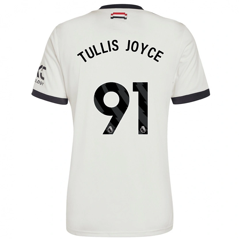 Danxen Mann Phallon Tullis-Joyce #91 Off White Tredje Sett Drakt Trøye 2024/25 Skjorter T-Skjorte