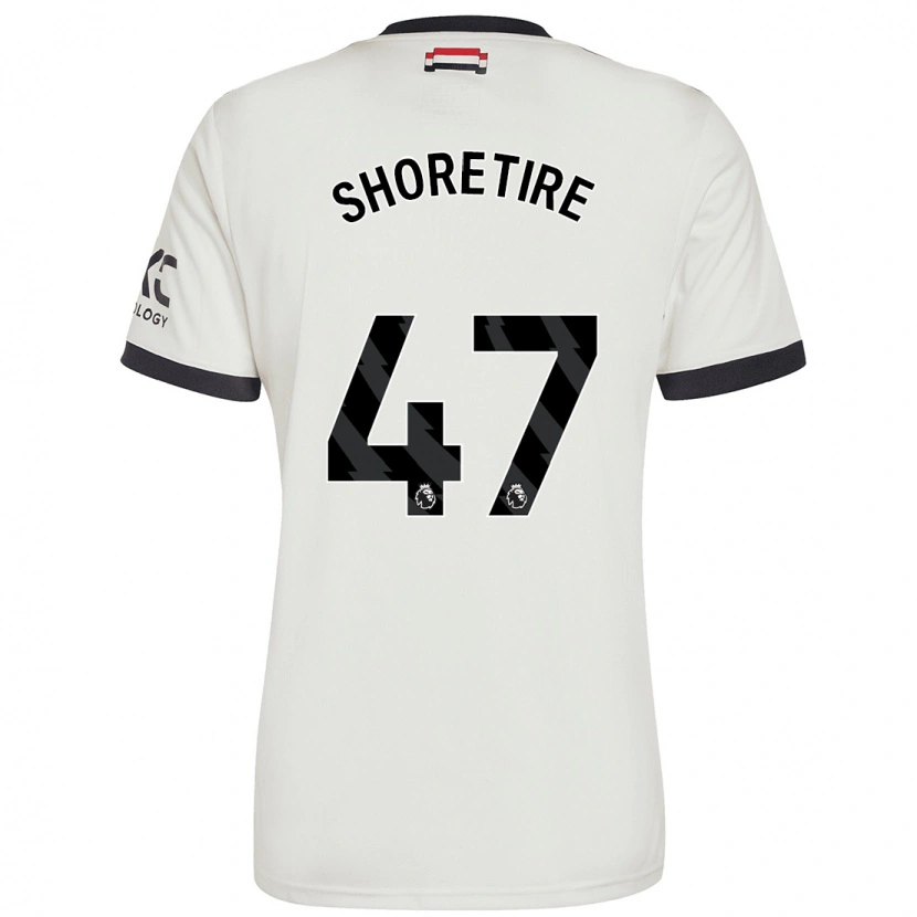 Danxen Mann Shola Shoretire #47 Off White Tredje Sett Drakt Trøye 2024/25 Skjorter T-Skjorte