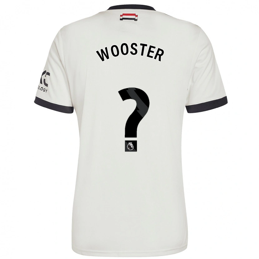 Danxen Mann Tom Wooster #0 Off White Tredje Sett Drakt Trøye 2024/25 Skjorter T-Skjorte