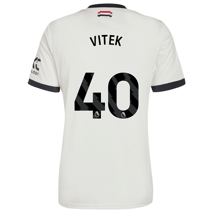 Danxen Mann Radek Vitek #40 Off White Tredje Sett Drakt Trøye 2024/25 Skjorter T-Skjorte