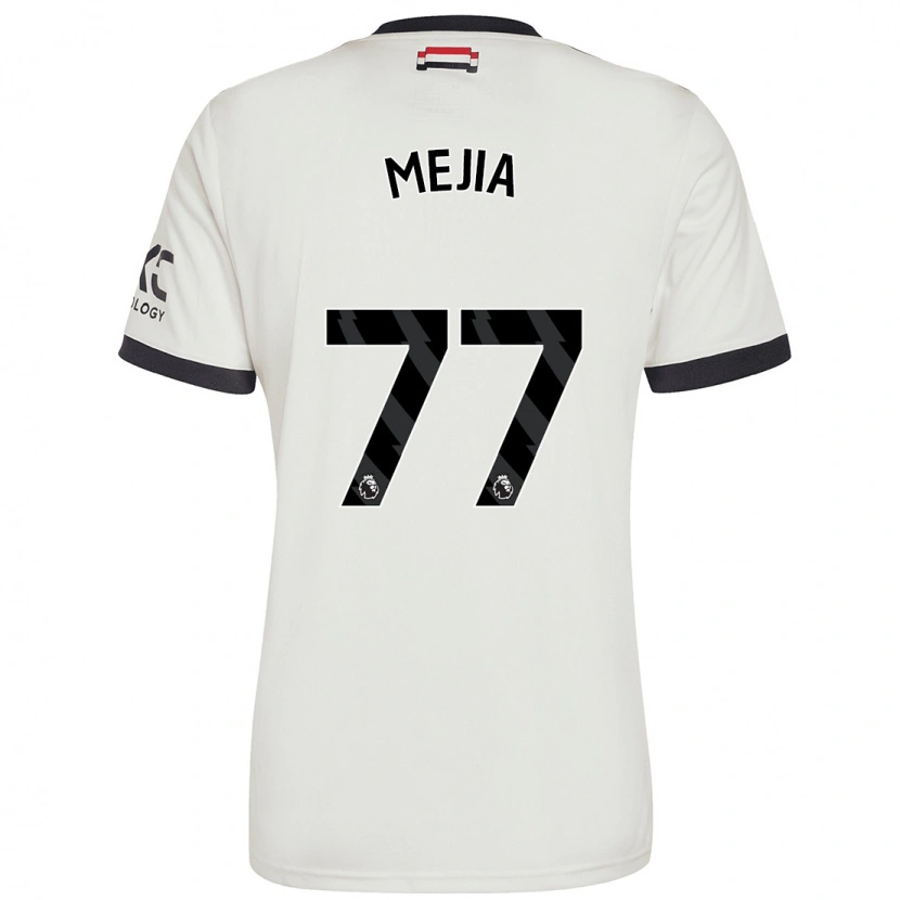 Danxen Mann Mateo Mejia #77 Off White Tredje Sett Drakt Trøye 2024/25 Skjorter T-Skjorte