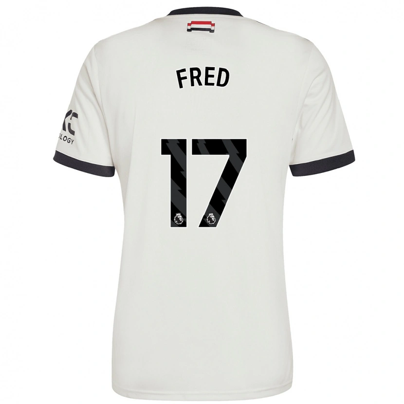 Danxen Mann Fred #17 Off White Tredje Sett Drakt Trøye 2024/25 Skjorter T-Skjorte
