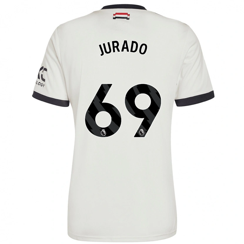 Danxen Mann Marc Jurado #69 Off White Tredje Sett Drakt Trøye 2024/25 Skjorter T-Skjorte