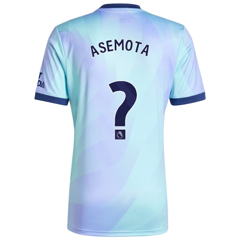 Danxen Mann Owen Asemota #0 Aqua Tredje Sett Drakt Trøye 2024/25 Skjorter T-Skjorte