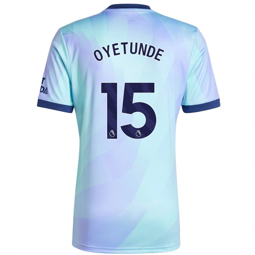 Danxen Mann Daniel Oyetunde #15 Aqua Tredje Sett Drakt Trøye 2024/25 Skjorter T-Skjorte