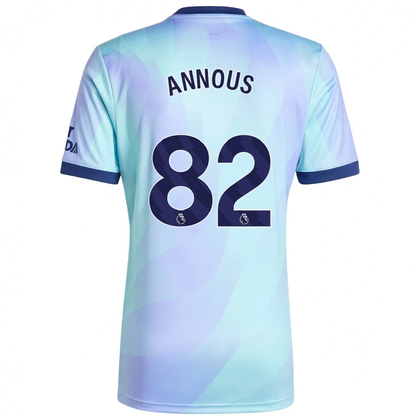 Danxen Mann Andre Annous #82 Aqua Tredje Sett Drakt Trøye 2024/25 Skjorter T-Skjorte