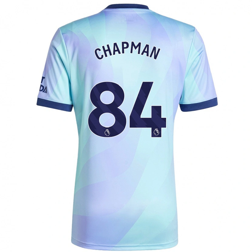 Danxen Mann Samuel Chapman #84 Aqua Tredje Sett Drakt Trøye 2024/25 Skjorter T-Skjorte