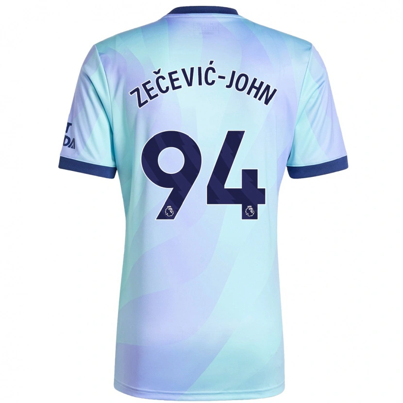 Danxen Mann Louis Zečević-John #94 Aqua Tredje Sett Drakt Trøye 2024/25 Skjorter T-Skjorte