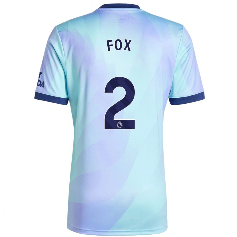 Danxen Mann Emily Fox #2 Aqua Tredje Sett Drakt Trøye 2024/25 Skjorter T-Skjorte