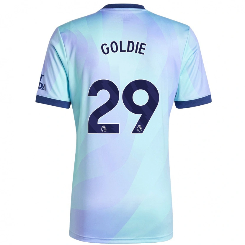 Danxen Mann Teyah Goldie #29 Aqua Tredje Sett Drakt Trøye 2024/25 Skjorter T-Skjorte