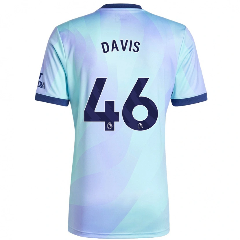 Danxen Mann Timi Davis #46 Aqua Tredje Sett Drakt Trøye 2024/25 Skjorter T-Skjorte