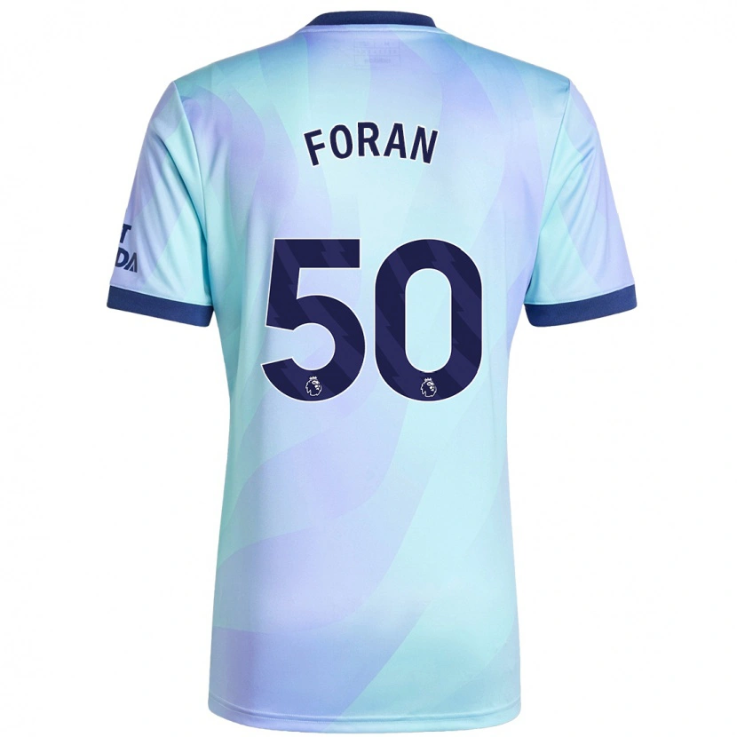 Danxen Mann Taylor Foran #50 Aqua Tredje Sett Drakt Trøye 2024/25 Skjorter T-Skjorte