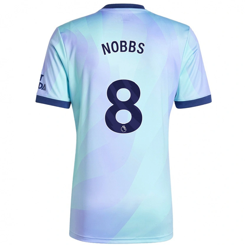 Danxen Mann Nobbs #8 Aqua Tredje Sett Drakt Trøye 2024/25 Skjorter T-Skjorte