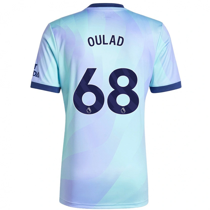 Danxen Mann Salah-Eddine Oulad M'hand #68 Aqua Tredje Sett Drakt Trøye 2024/25 Skjorter T-Skjorte