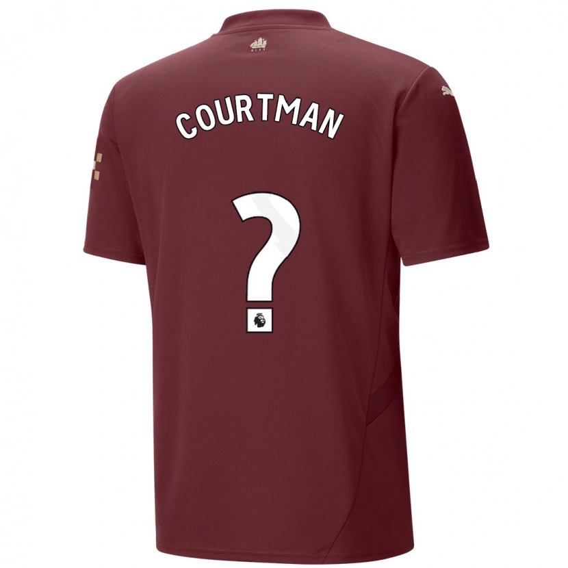 Danxen Mann Charlie Courtman #0 Rødbrun Tredje Sett Drakt Trøye 2024/25 Skjorter T-Skjorte