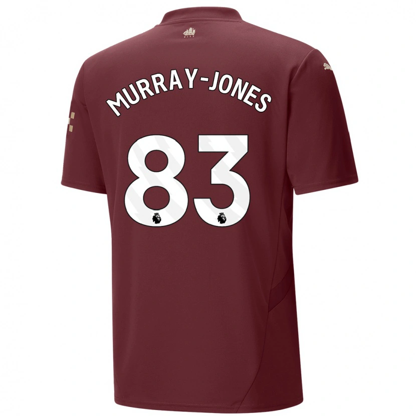 Danxen Mann George Murray-Jones #83 Rødbrun Tredje Sett Drakt Trøye 2024/25 Skjorter T-Skjorte