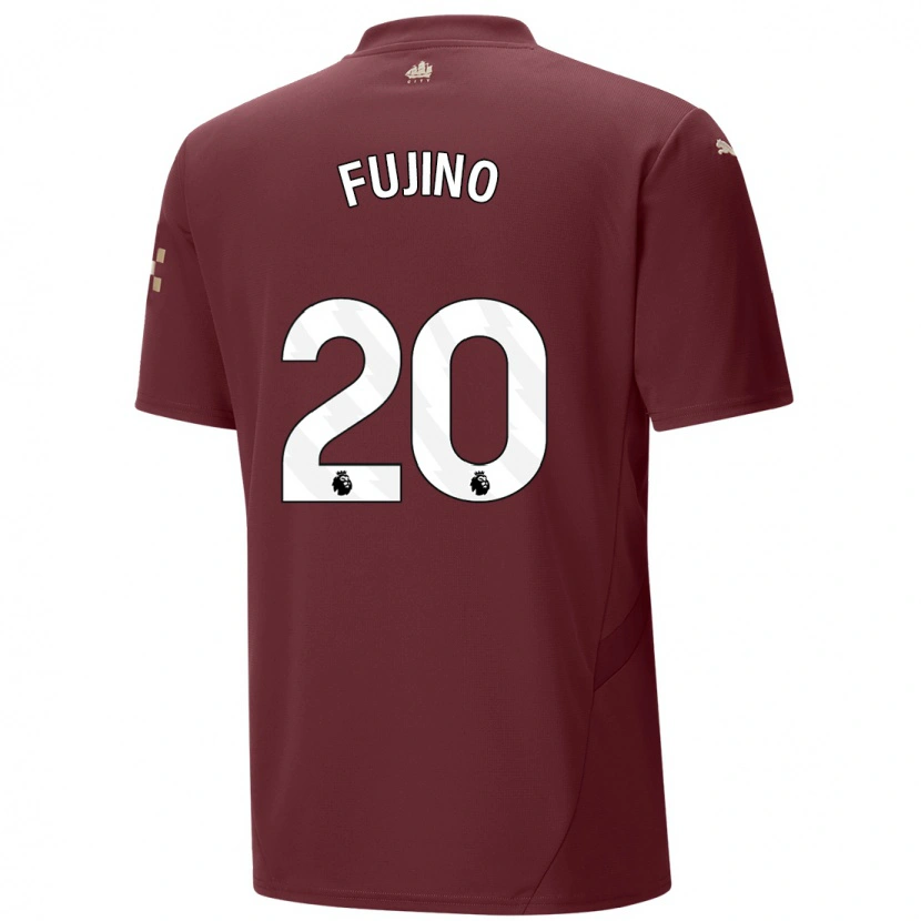 Danxen Mann Aoba Fujino #20 Rødbrun Tredje Sett Drakt Trøye 2024/25 Skjorter T-Skjorte