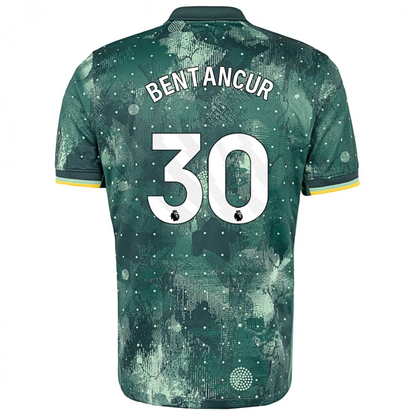 Danxen Mann Rodrigo Bentancur #30 Mintgrønn Tredje Sett Drakt Trøye 2024/25 Skjorter T-Skjorte