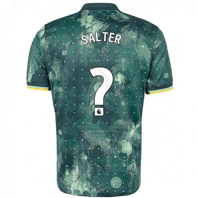 Danxen Mann Oliver Salter #0 Mintgrønn Tredje Sett Drakt Trøye 2024/25 Skjorter T-Skjorte