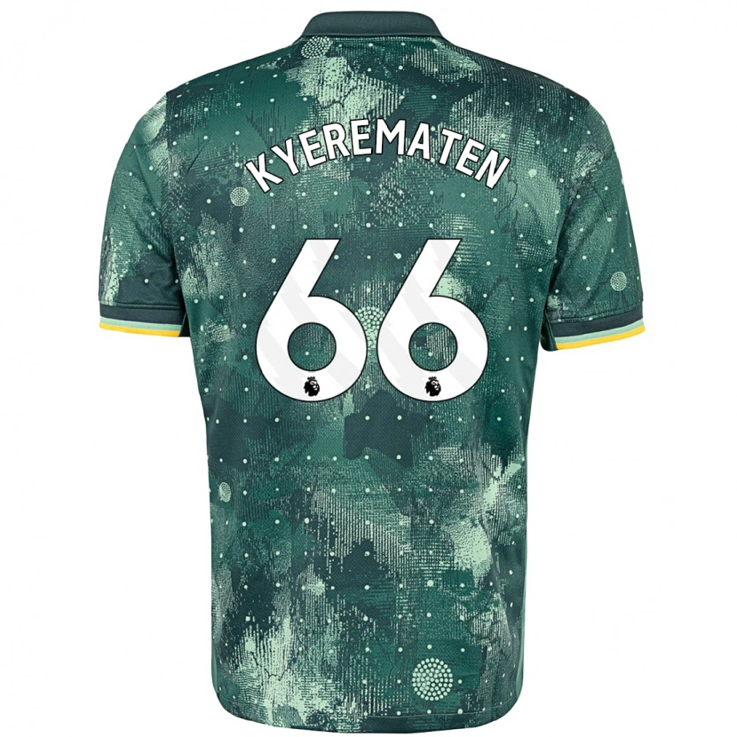Danxen Mann Rio Kyerematen #66 Mintgrønn Tredje Sett Drakt Trøye 2024/25 Skjorter T-Skjorte