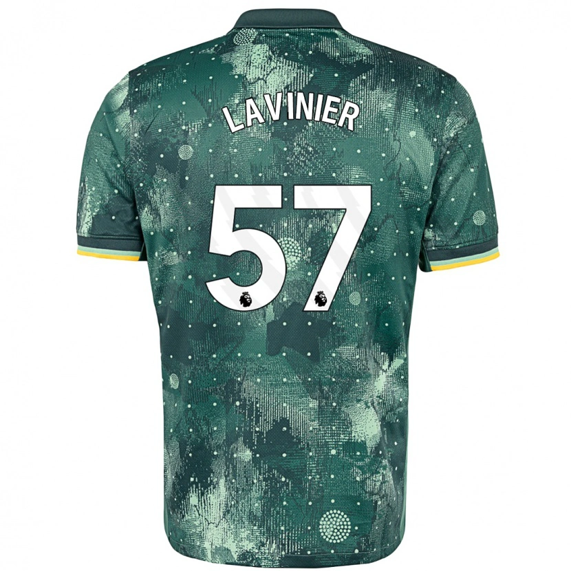 Danxen Mann Marcel Lavinier #57 Mintgrønn Tredje Sett Drakt Trøye 2024/25 Skjorter T-Skjorte