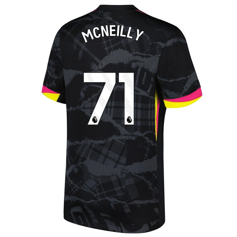 Danxen Mann Donnell Mcneilly #71 Svart Rosa Tredje Sett Drakt Trøye 2024/25 Skjorter T-Skjorte