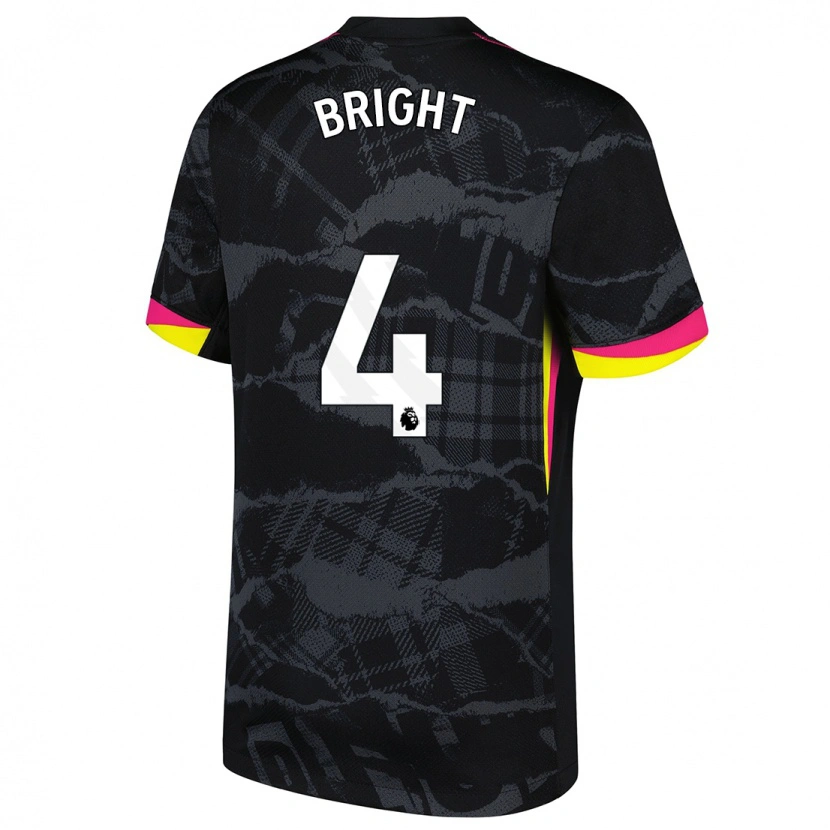 Danxen Mann Millie Bright #4 Svart Rosa Tredje Sett Drakt Trøye 2024/25 Skjorter T-Skjorte