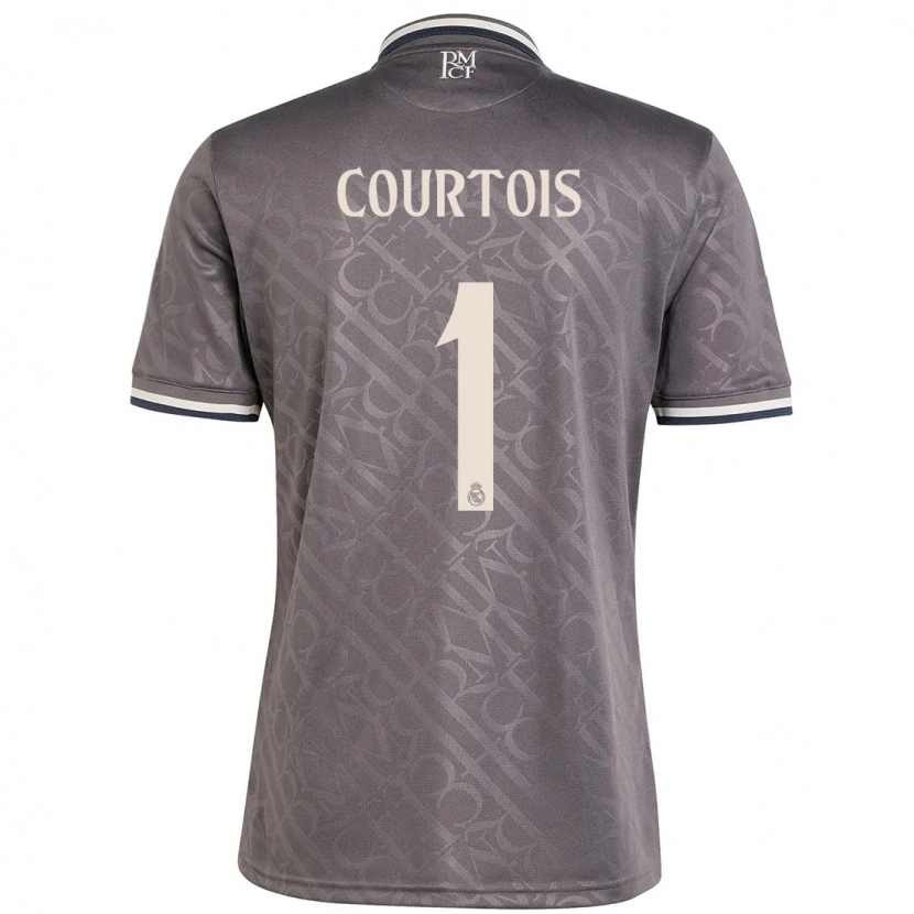 Danxen Mann Thibaut Courtois #1 Kull Tredje Sett Drakt Trøye 2024/25 Skjorter T-Skjorte